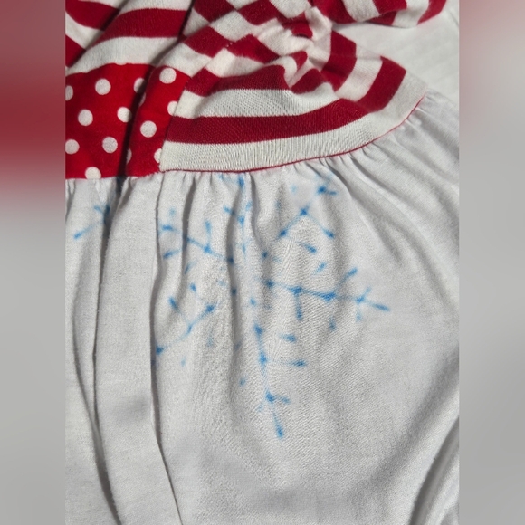 Striped Nutcracker Holiday Dress Girls Size 10 Ruffle Sleeve - Picture 4 of 8